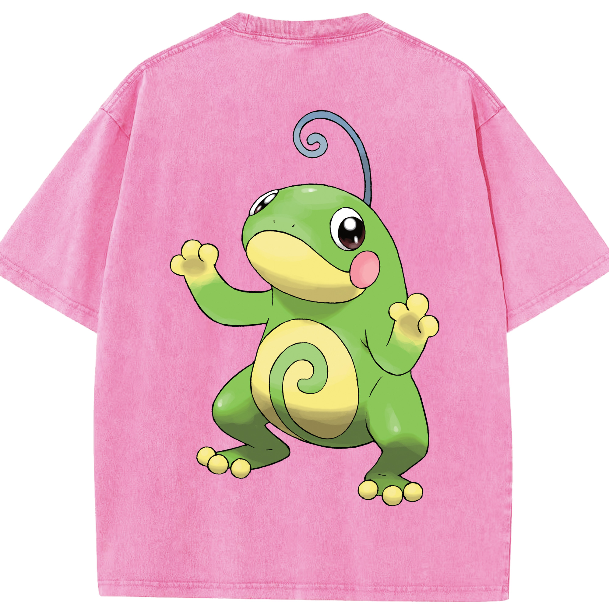 （画像用） ポケットモンスター Pokémon 綿100% ヴィンテージ風 半袖Tシャツ（背面プリント）